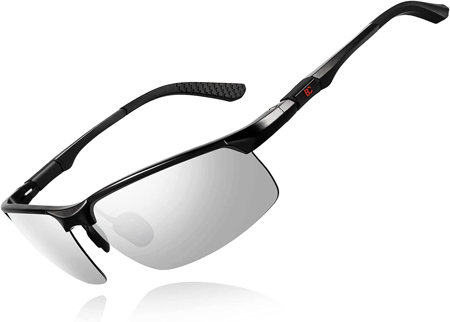 BIRCEN Mens Polarized Carbon Fiber Sunglasses UV Protection Sports