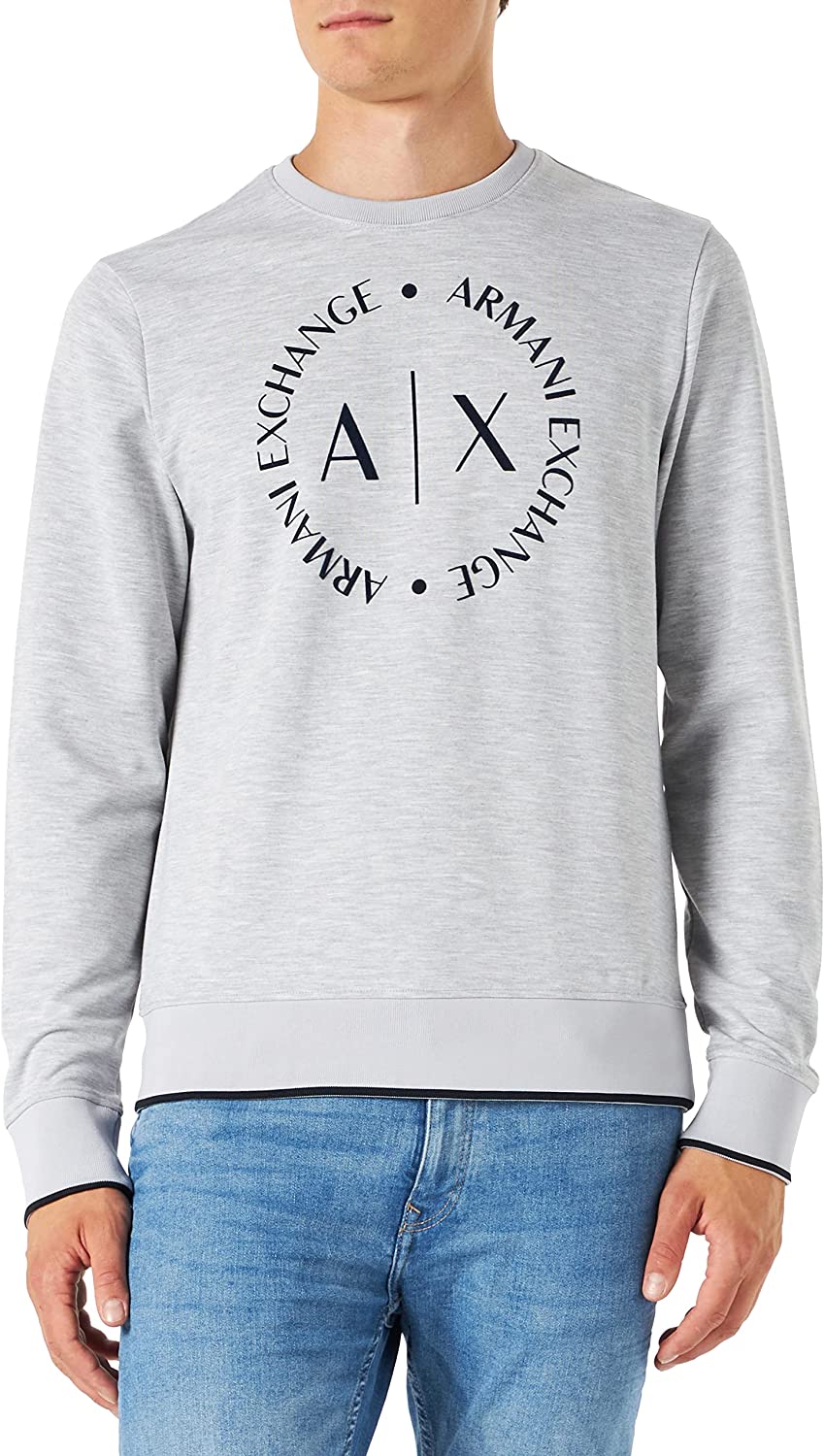 A|X ARMANI EXCHANGE Men's Long Sleeve Sweatshirt with Big Logo | eBay