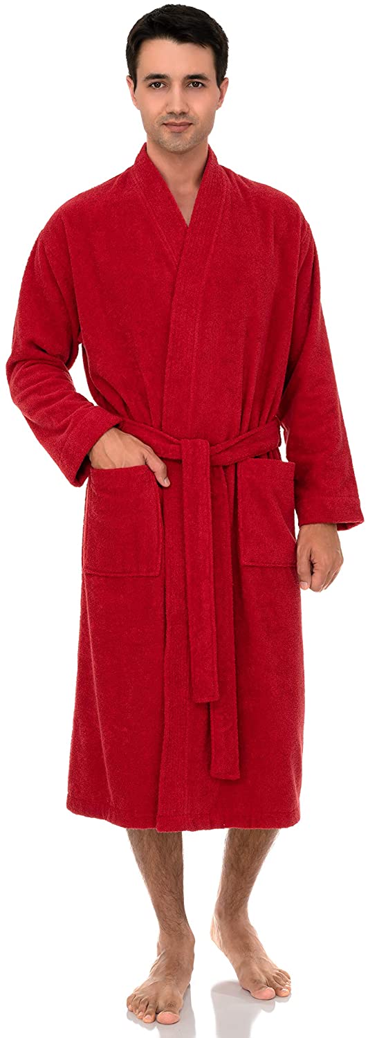 TowelSelections Men’s Robe Turkish Cotton Terry Kimono Spa Bathrobe