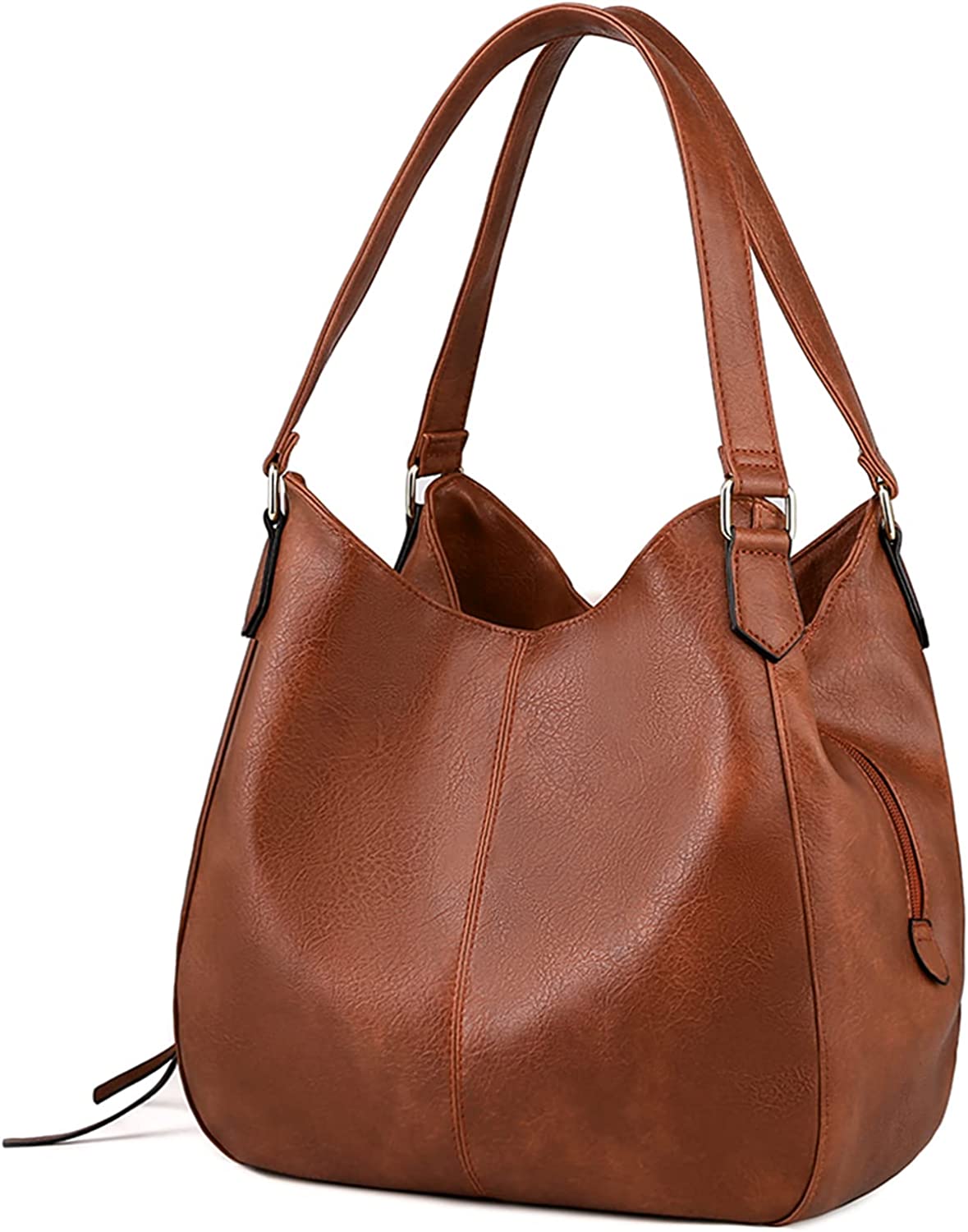 DOURR Womens Multi-pocket Shoulder Bag Fashion Cotton Canvas Handbag Tote Purse 