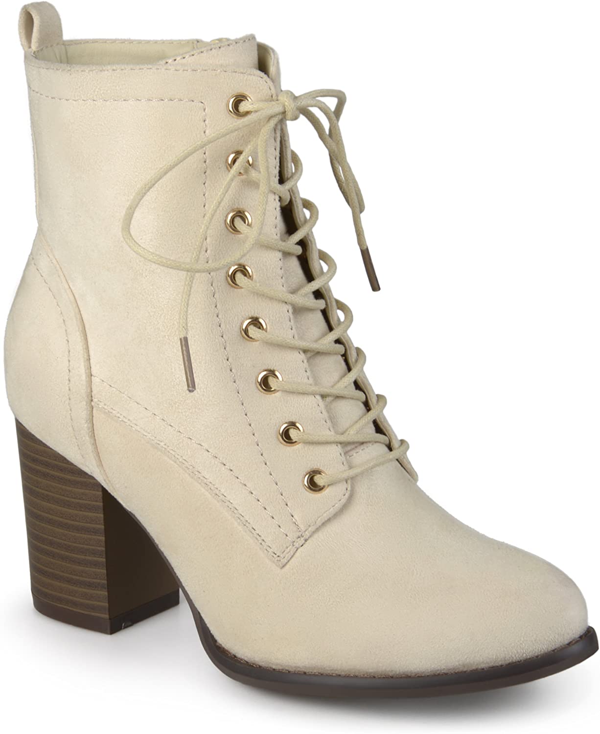 journee lace up booties