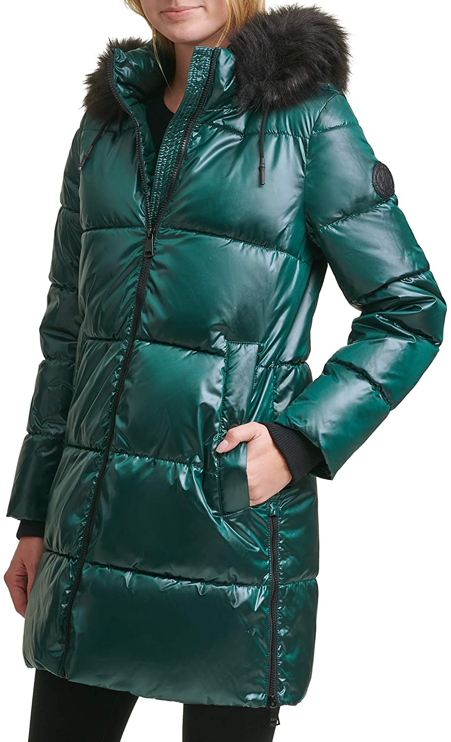 dkny women's down coat