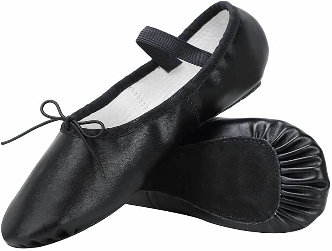 Toddler/Little/Big Kid/Women Linodes Leather Ballet Shoes/Ballet Slippers/Dance Shoes 