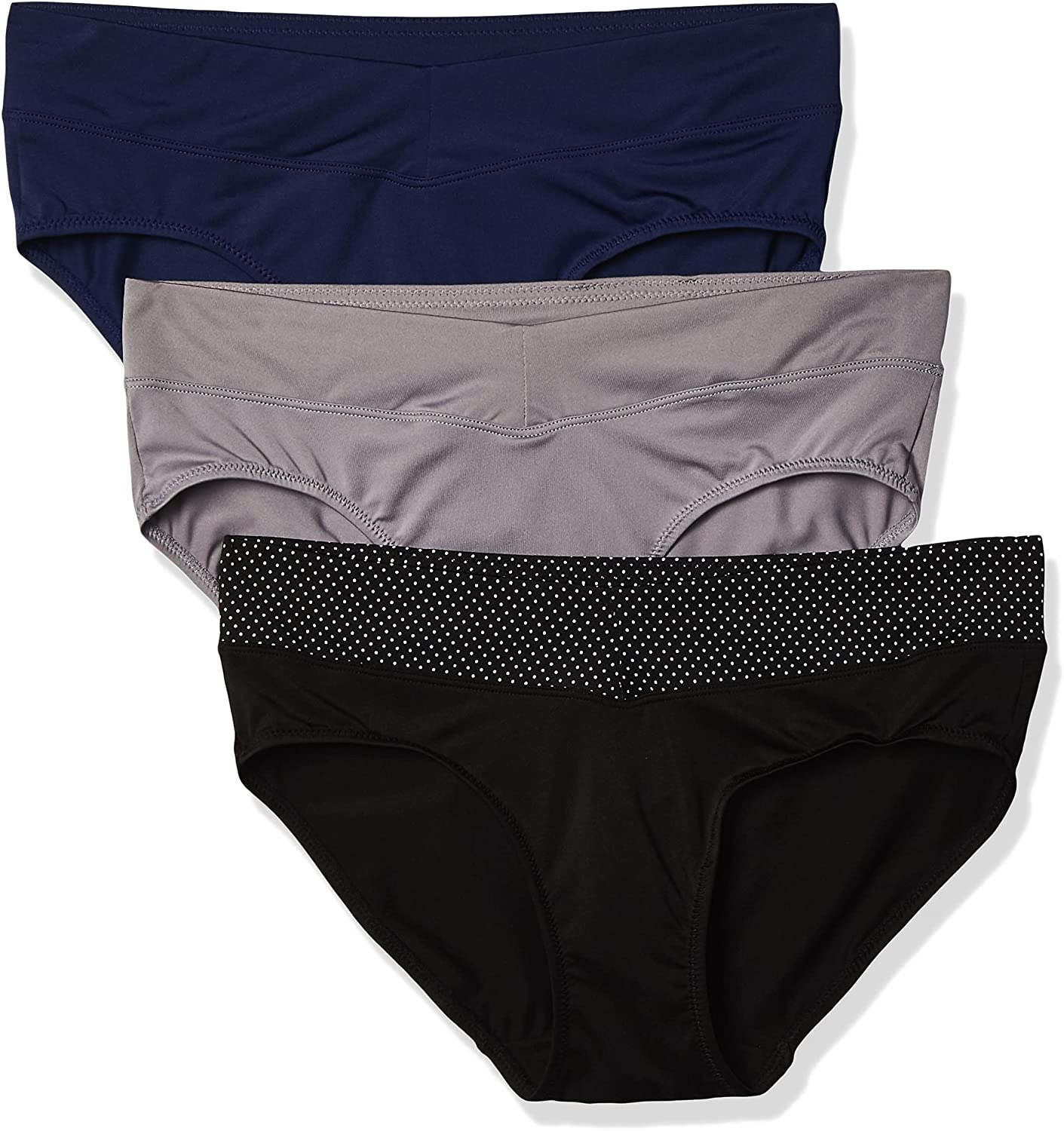 Warners Womens Blissful Benefits No Muffin Top 3 Pack Hipster