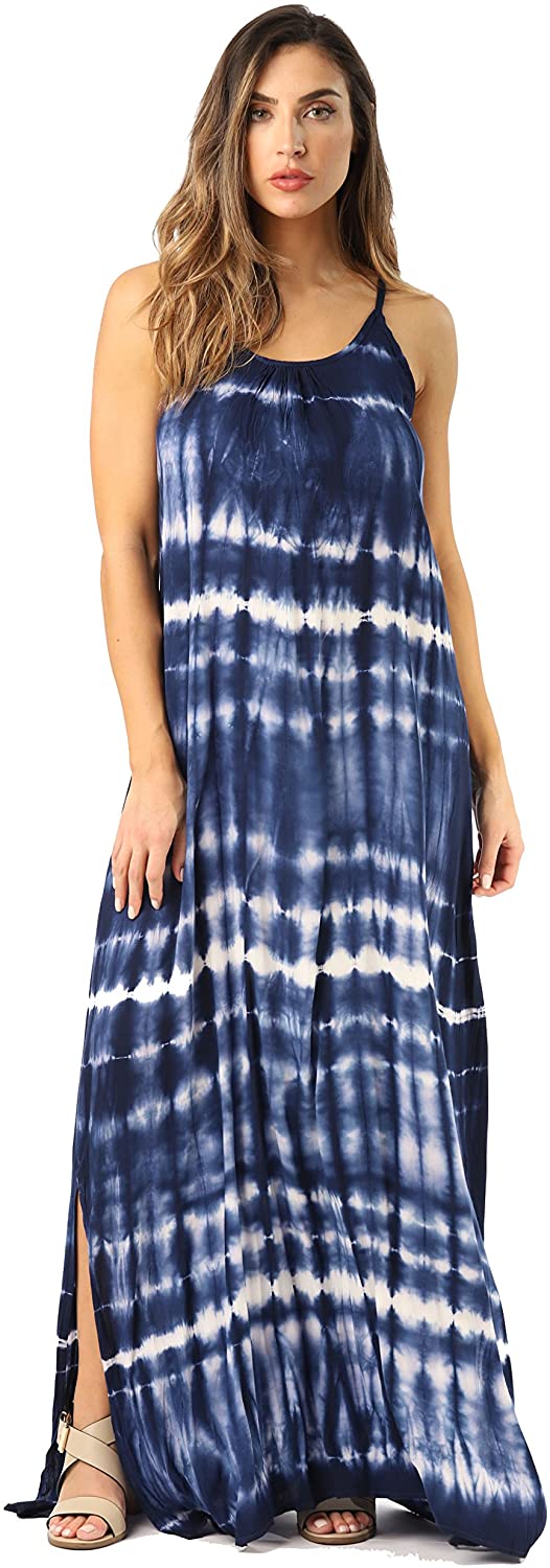 Tie Dye Spaghetti Strap Dress