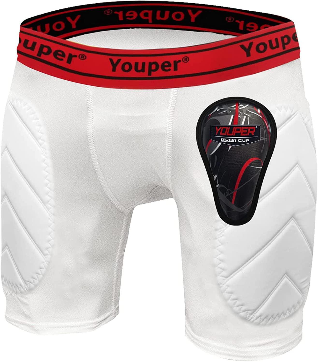  Youper Youth Brief w/Soft Athletic Cup, Boys Underwear w/Baseball  Cup