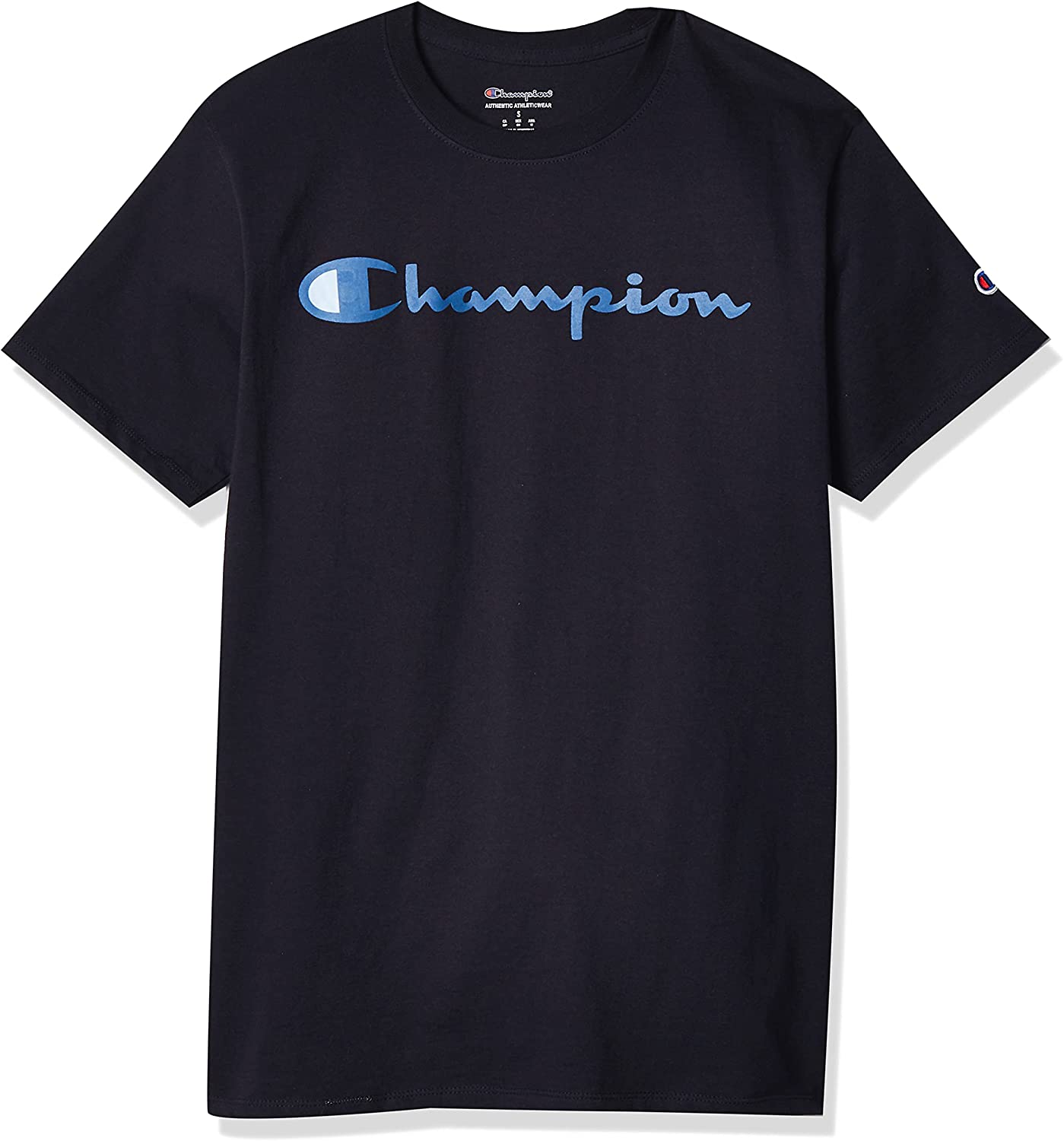 Champion Men's Classic T-Shirt Screen Print Script 