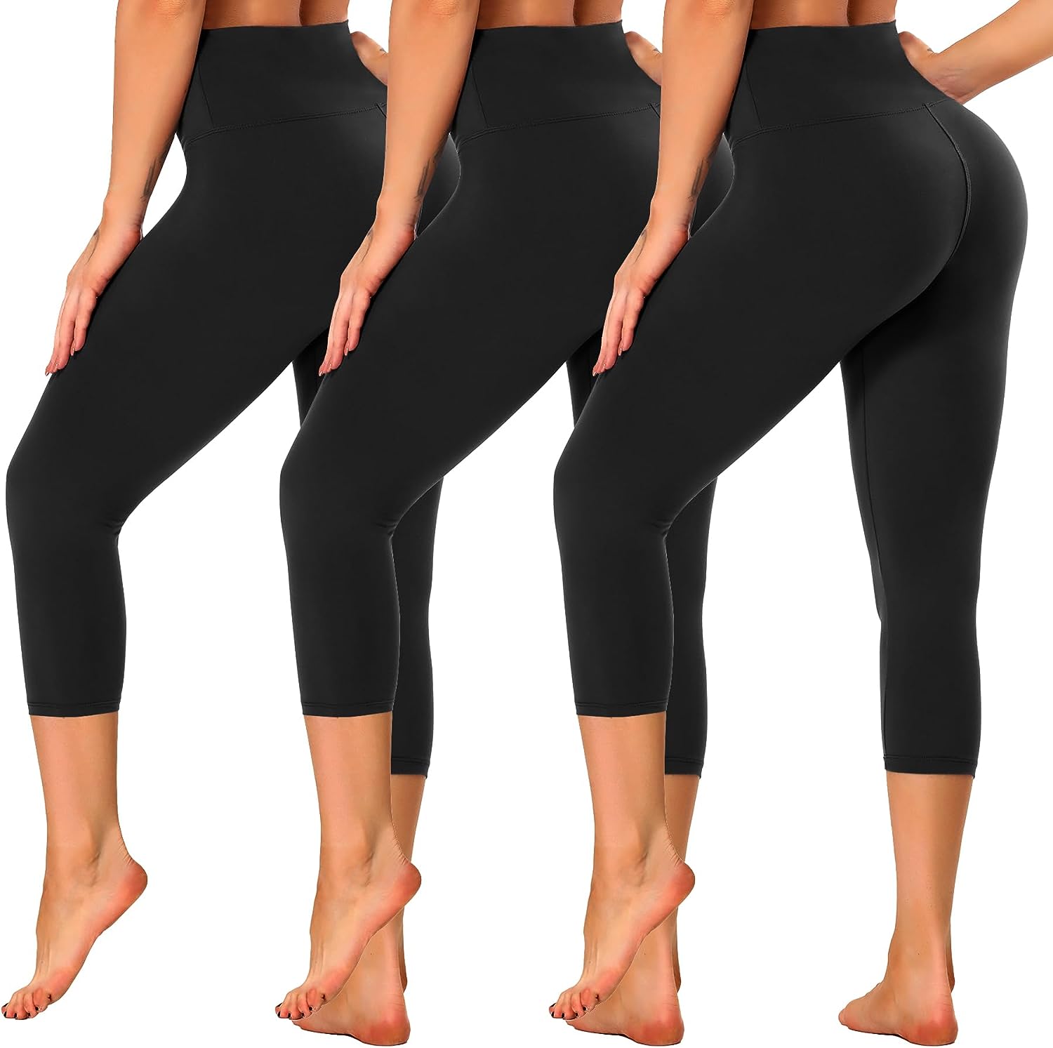 Women's Capri Leggings (6-Pack)