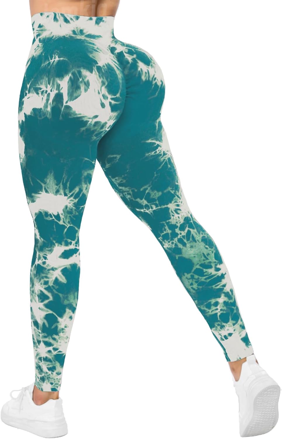 Jomkig Tie Dye Seamless Leggings for Women High Waist Workout Yoga Pants  Scrunch