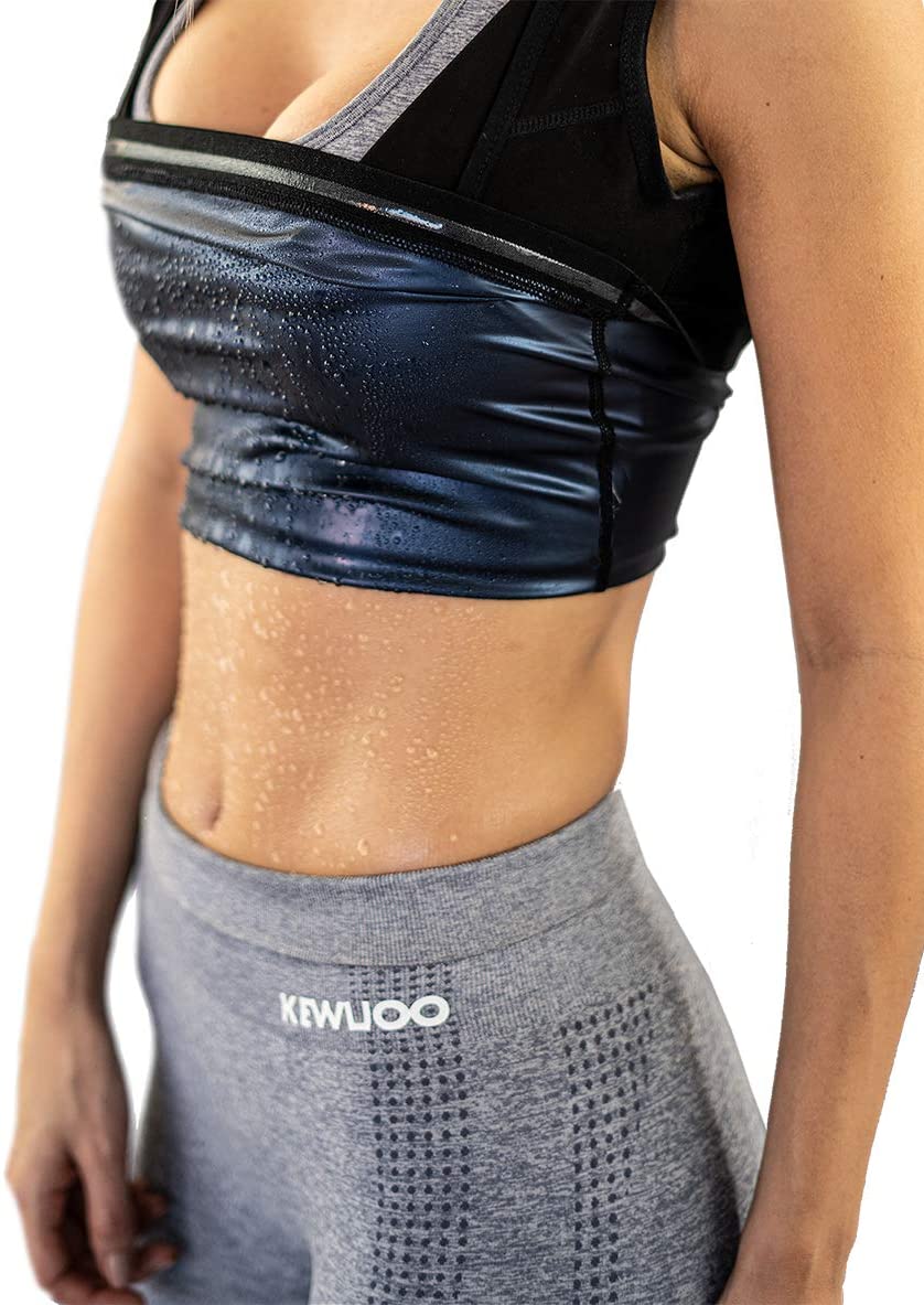  Kewlioo Women's Heat Trapping Zipper Sweat Enhancing