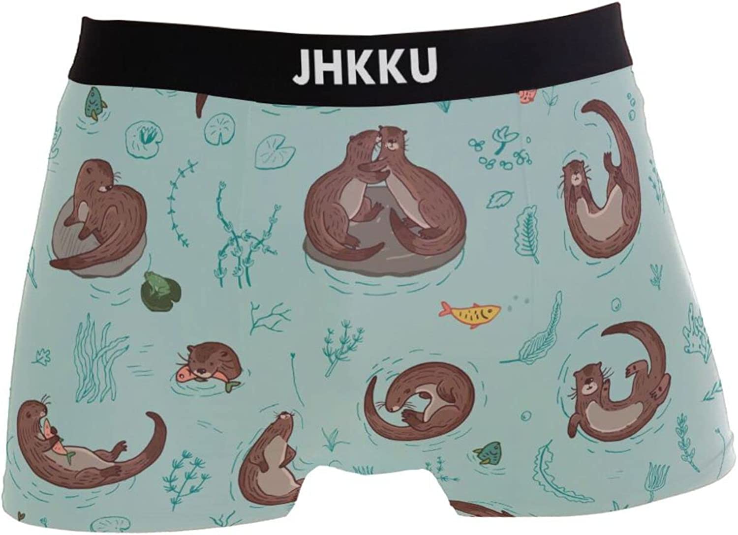 JHKKU Men's Underwear Fashion Stretch Soft Boxer Briefs Comfort Breathable