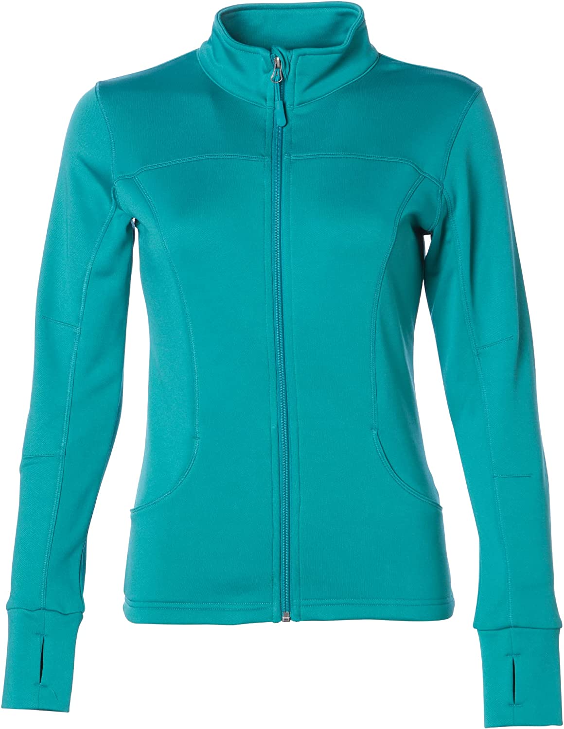 Global Blank Athletic Workout Jackets For Women, Full Zip-Up