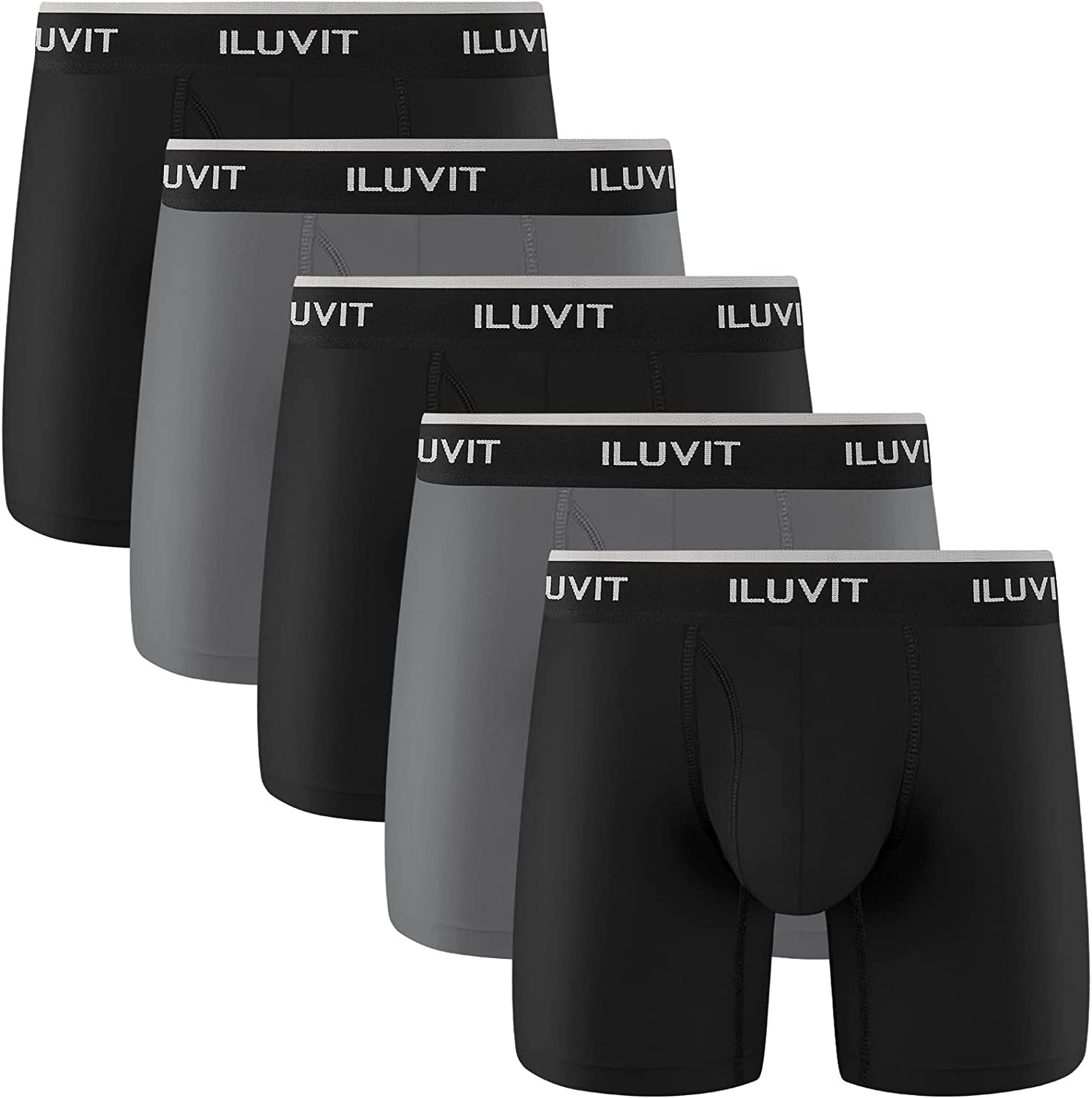 5Mayi Mens Athletic Underwear Mens Boxer Briefs Underwear for Men Pack S M  L XL