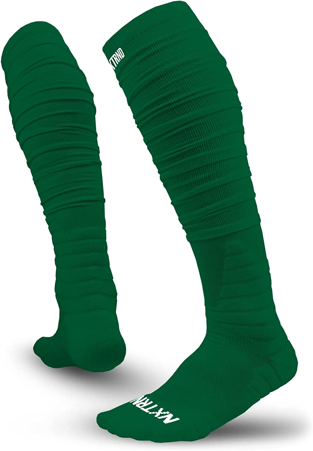 Nxtrnd XTD Scrunch Football Socks, Extra Long Padded Sports Socks
