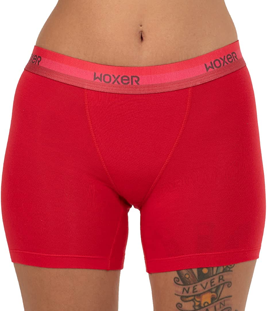 Buy WoxerWomens Boxer Briefs Underwear, Baller 5” Boyshorts Panties Soft  Chafing-Free, No Roll Inseam Online at desertcartINDIA