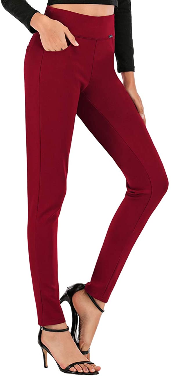neezeelee Women's Stretchy High Waisted Wide Leg Crop Pants Loose Yoga Pants  Business Casual Work Pull on Dress Pants with Pockets (Black, L) price in  Saudi Arabia,  Saudi Arabia