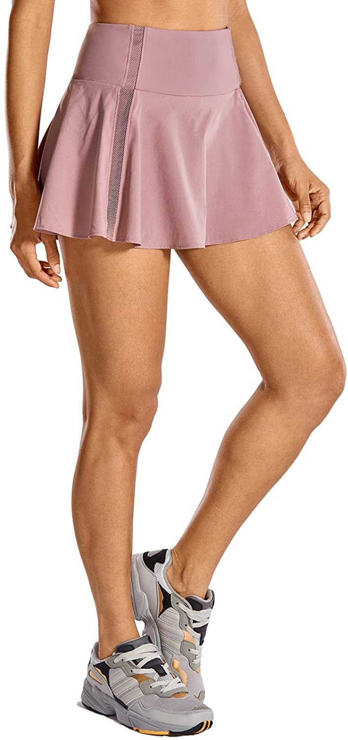 CRZ YOGA Women's Quick Dry High Waisted Tennis Skirt Pleated Sport Athletic  Golf | eBay