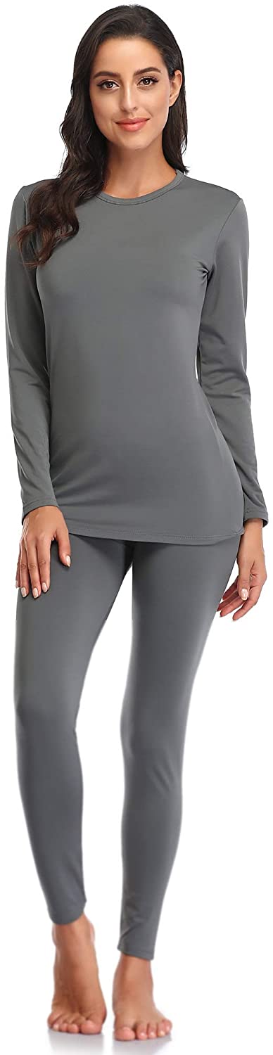 Base Layer Women Cold Weather Top Bottom WEERTI Thermal Underwear for Women Long Johns Women with Fleece Lined