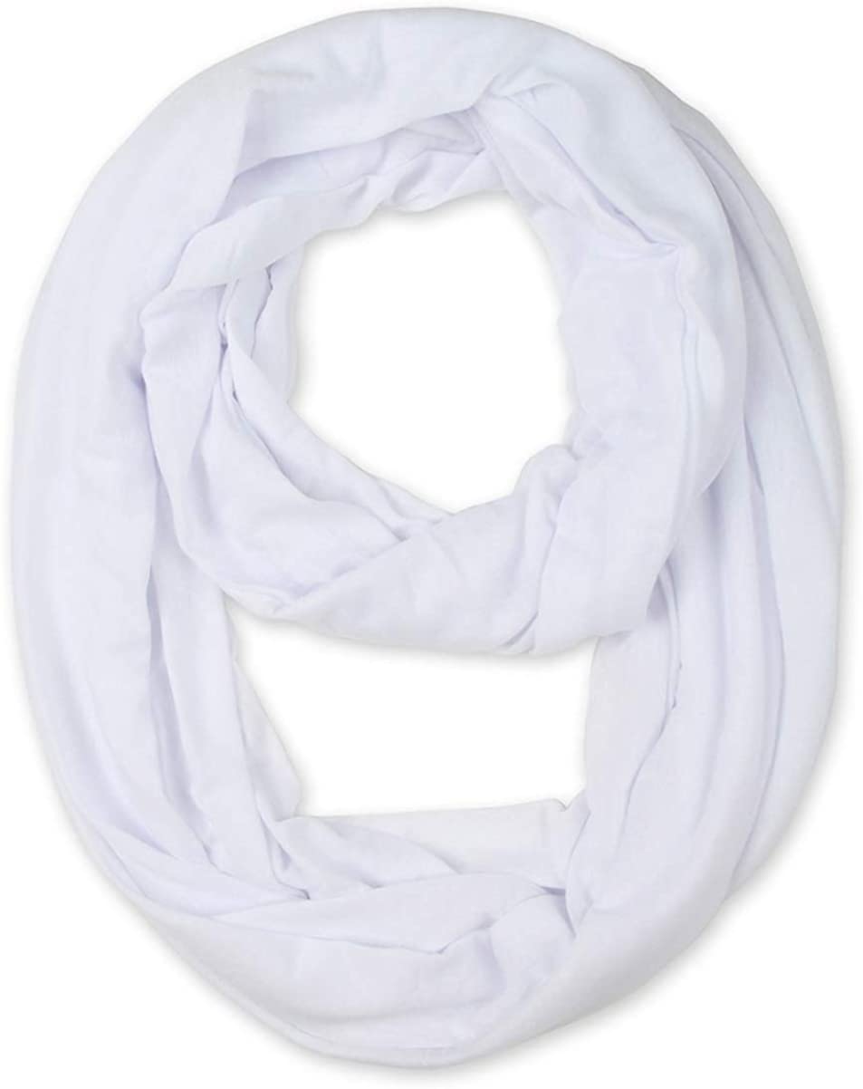 Corciova Light Weight Solid Colors Infinity Scarf Endless Loop 