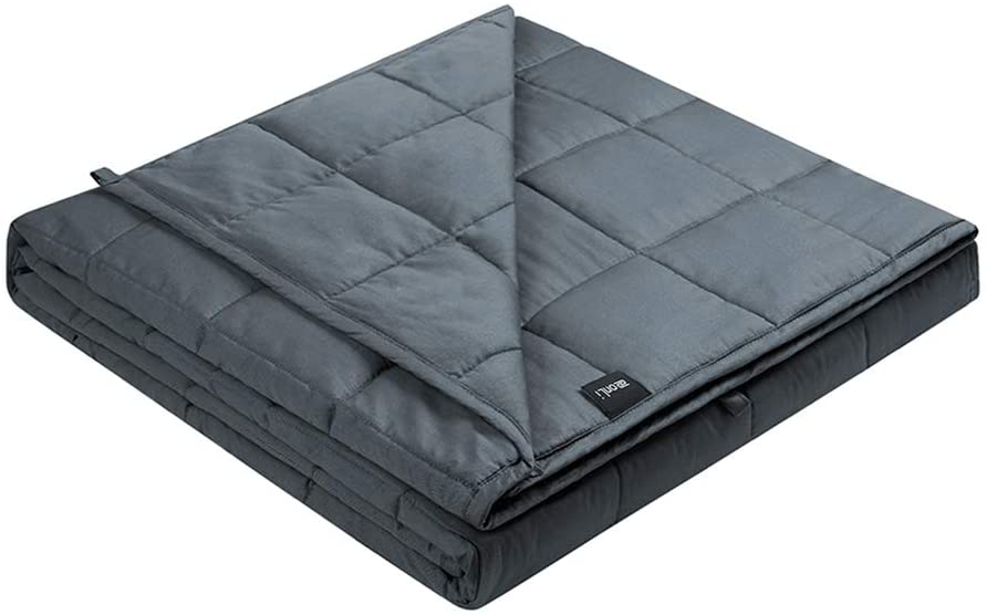 ZonLi King Size Weighted Blanket 20lbs(80''x87'', Grey), King Weighted