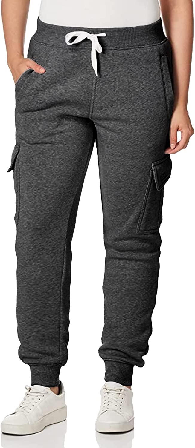 Southpole Men's Basic Active Fleece Cargo Jogger Pants-Regular and