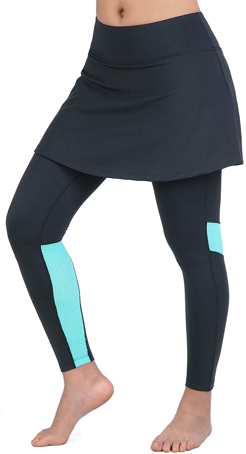 Buy ANIVIVO Skirted Yoga Legging for Women,Skirted Capri Tennis