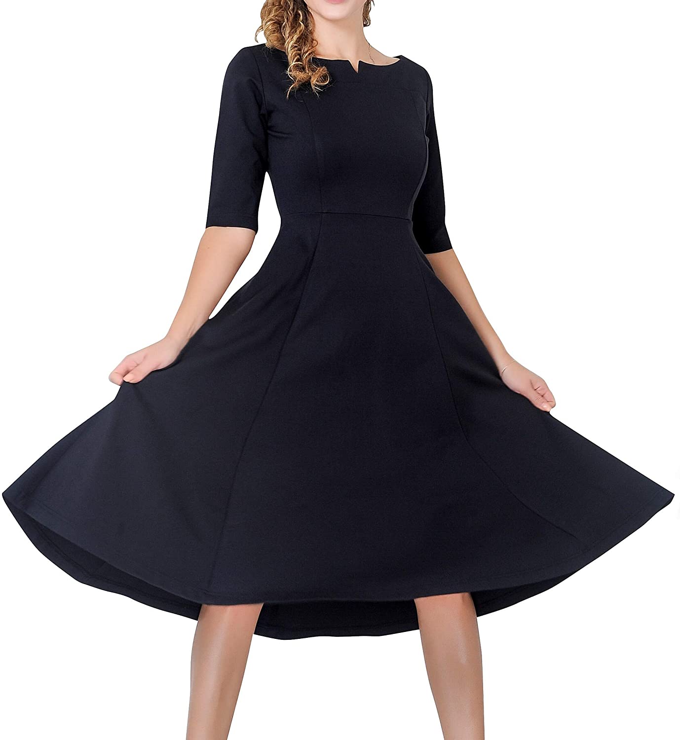 womens fit and flare dress