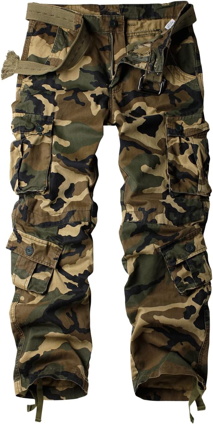  TRGPSG Women's Casual Combat Cargo Pants, Cotton