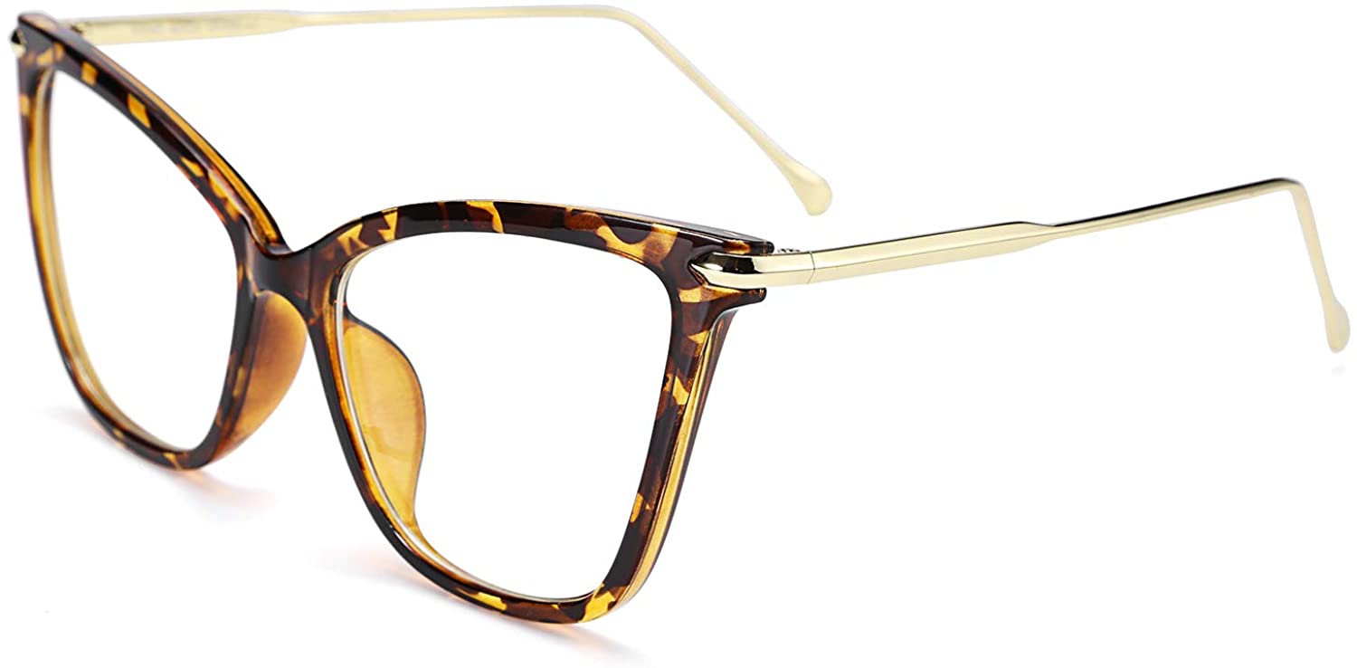 Feisedy New Oversized Cat Eye Glasses Frame Non Prescription Eyewear For Women B Ebay