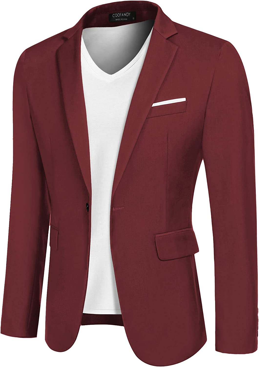 menjestic men's slim fit blazer