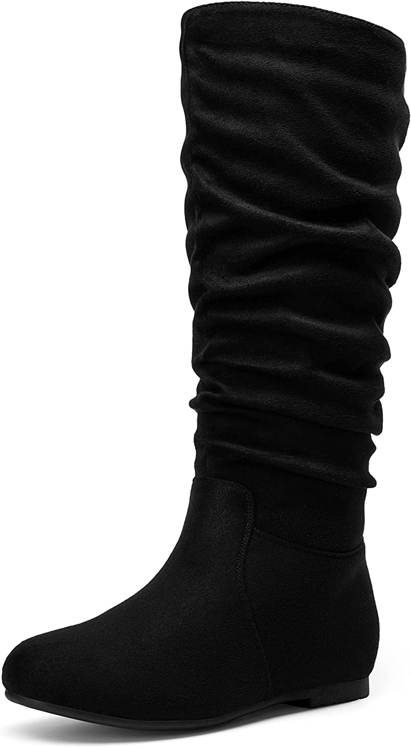 Jeossy Women's Joan Knee High Pull On Fall Weather Boots 