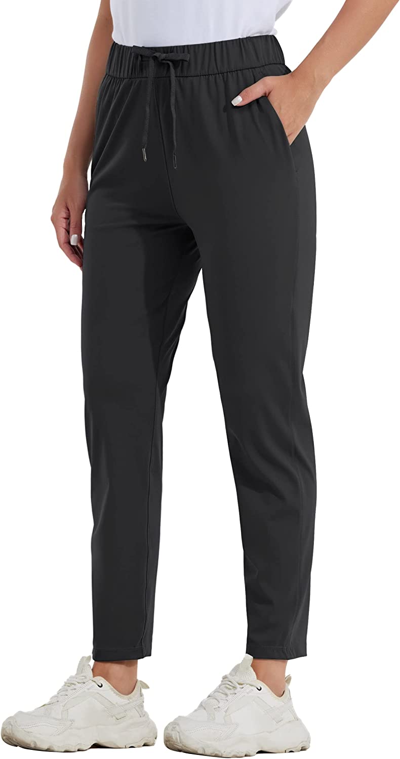 Willit Women's Golf Travel Pants Lounge Sweatpants 7/8 Athletic Pants Quick  Dry | eBay