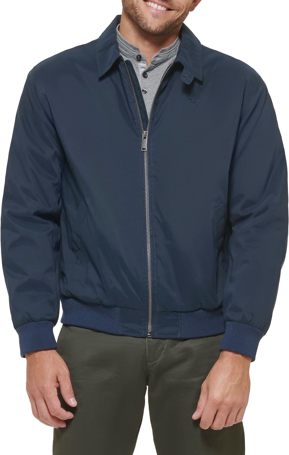 Dockers Men's Micro Twill Golf Bomber Jacket | eBay