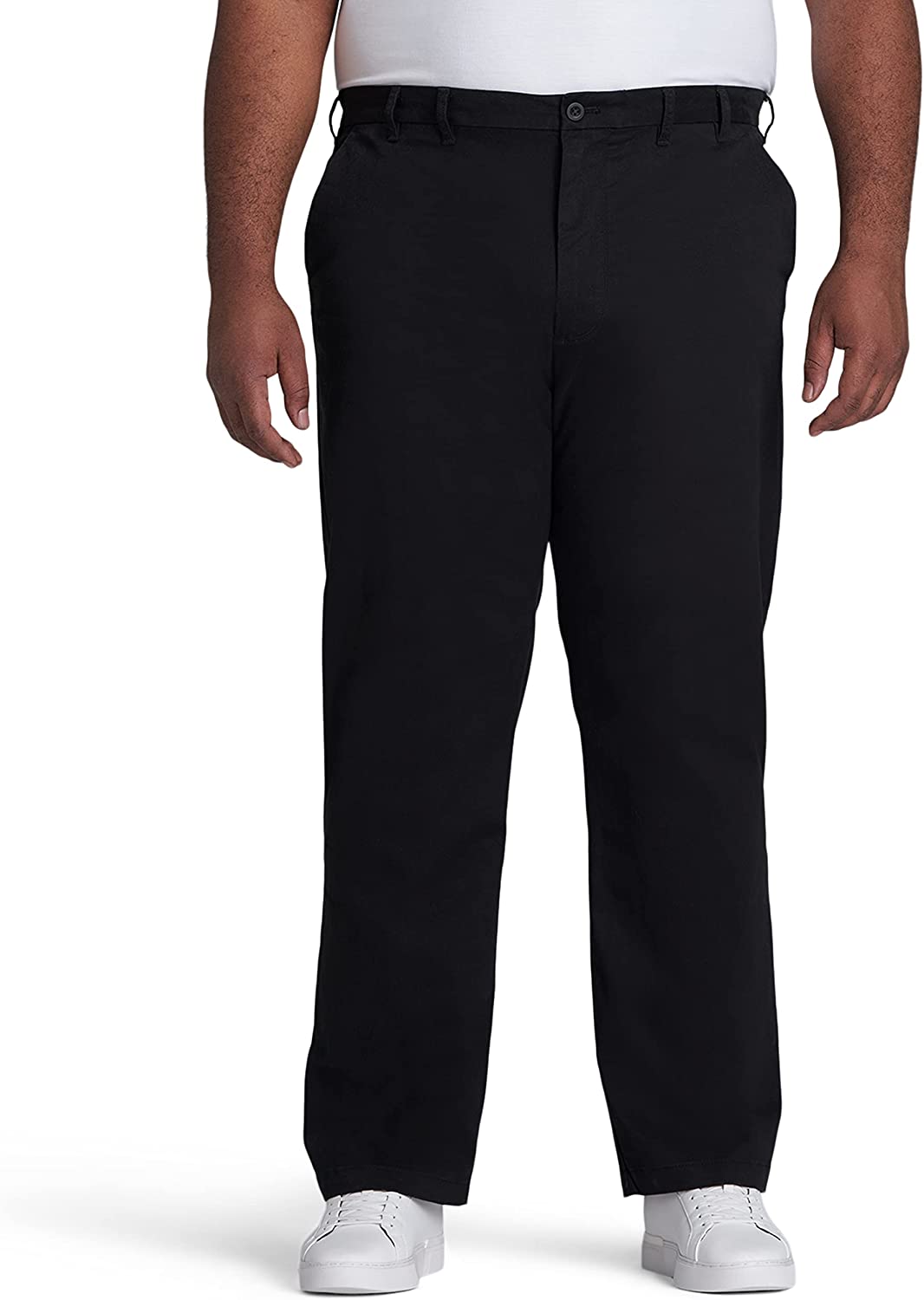 Izod big & tall sportflex deals waistband stretch flat front chino pant