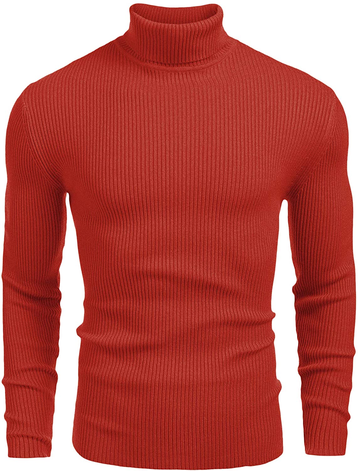 COOFANDY Men's Turtleneck Roll Neck Polo Necks Slim Fit Pullover Sweaters