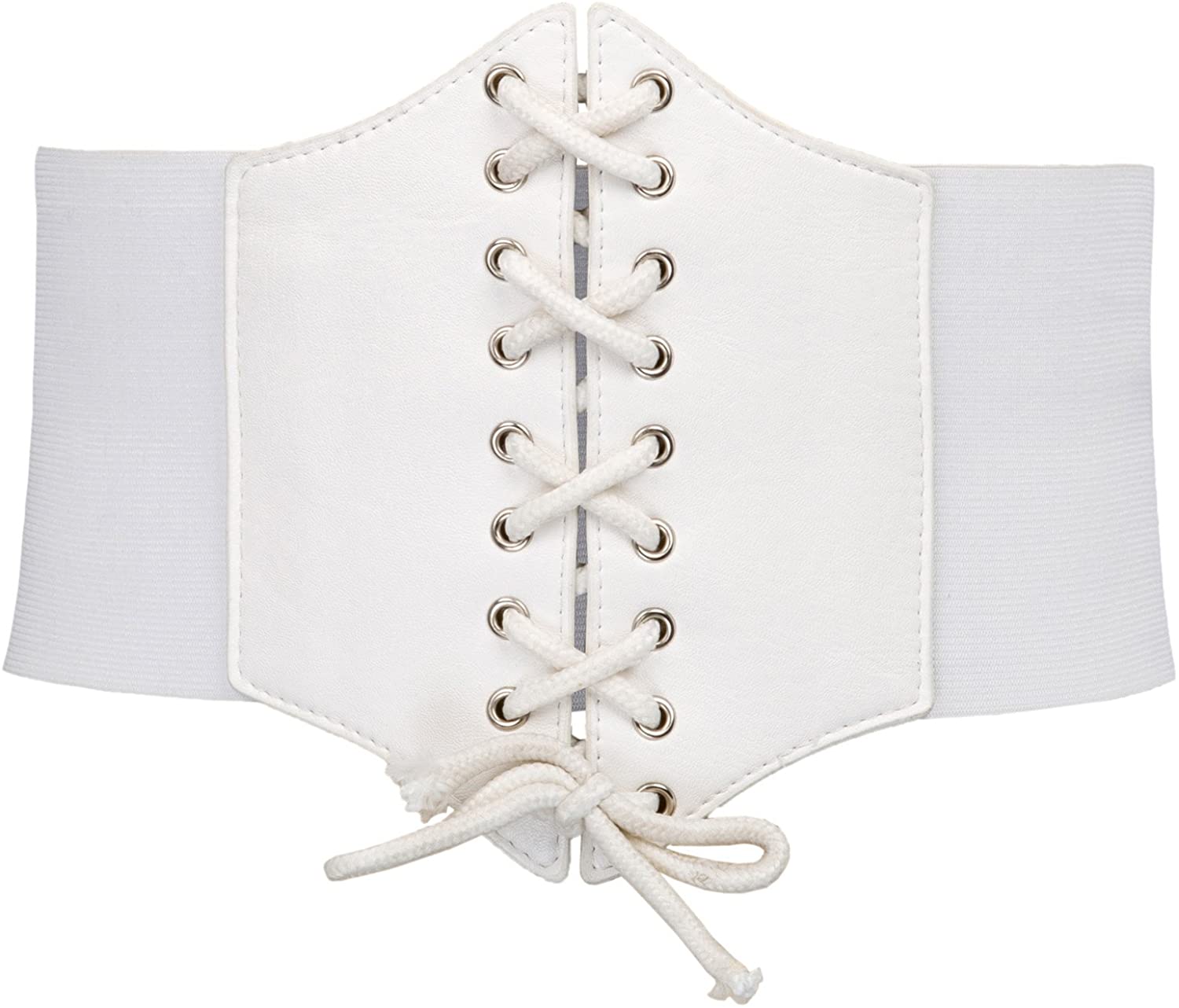 GRACE KARIN Lace-up Cinch Belt Tied Corset Elastic Waist Belt 