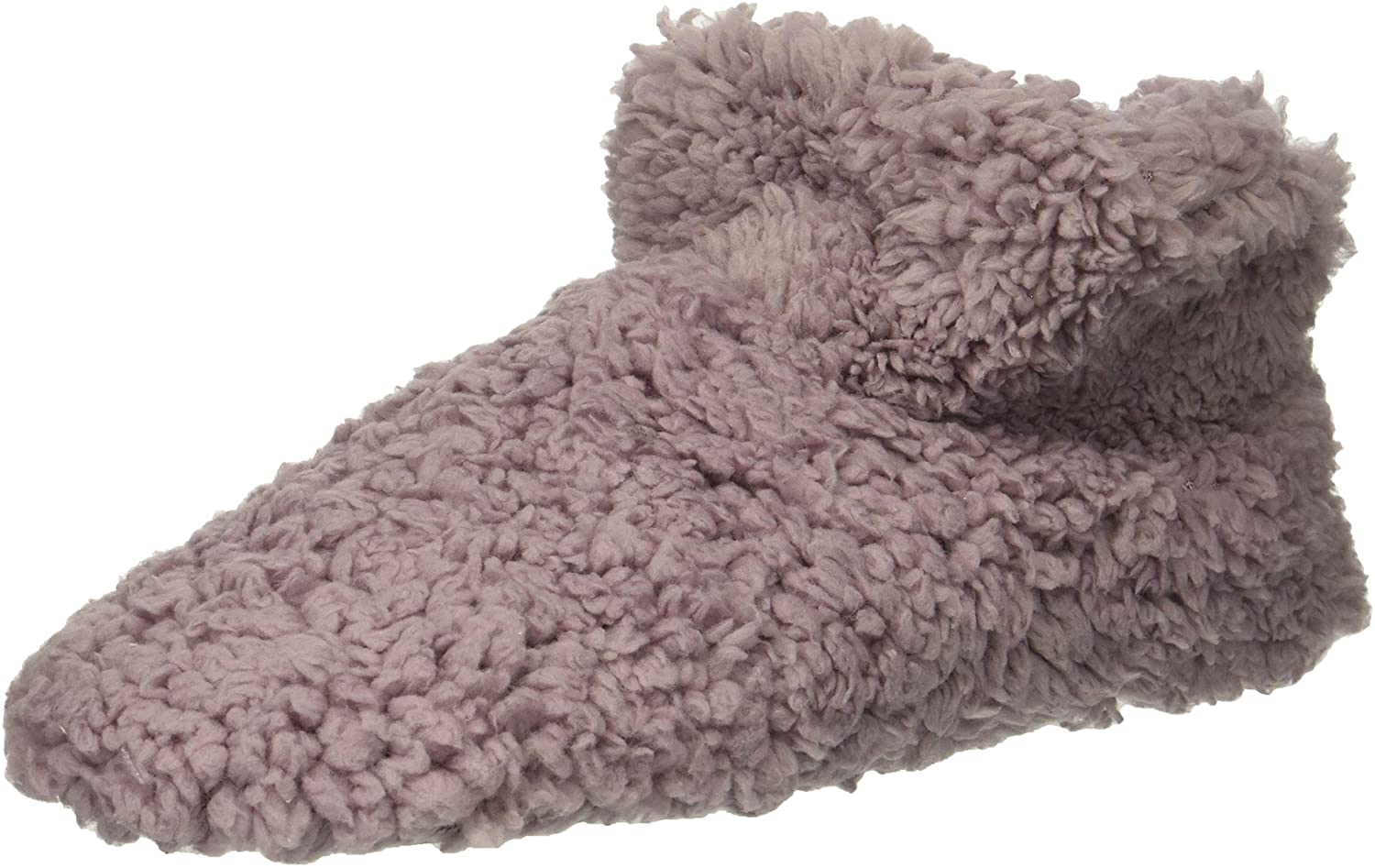 women's fluffy sherpa bootie slipper