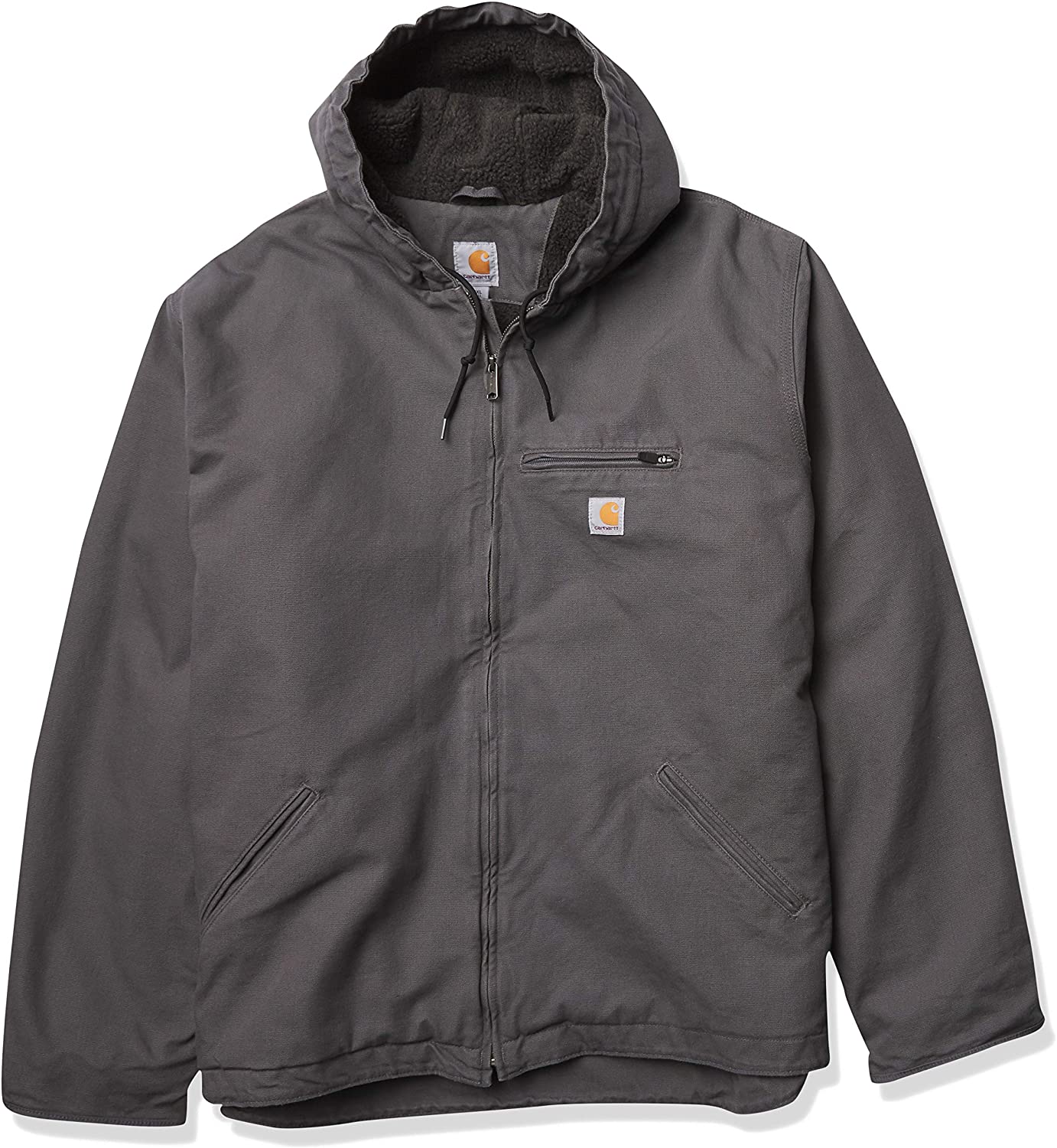 Carhartt Relaxed Fit Washed Sherpa-Lined Jacket | eBay