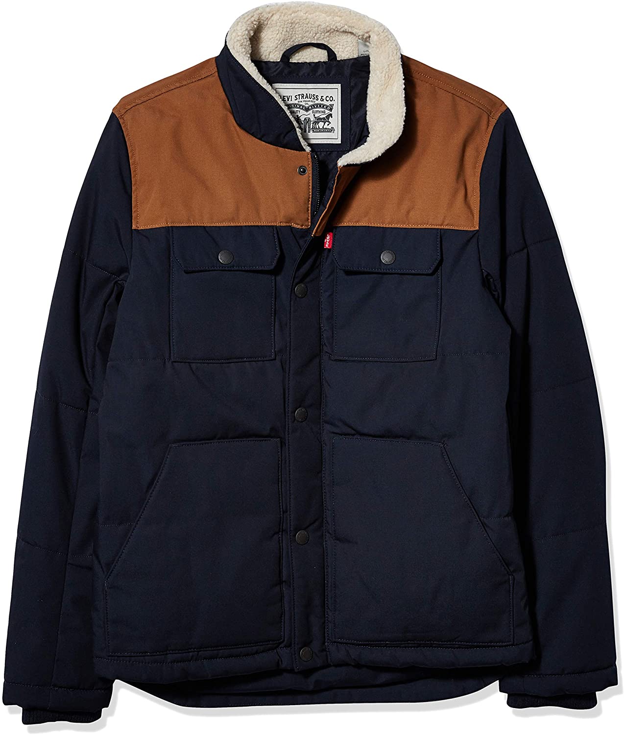 Quilted Woodsman Puffer Jacket - Multi-color