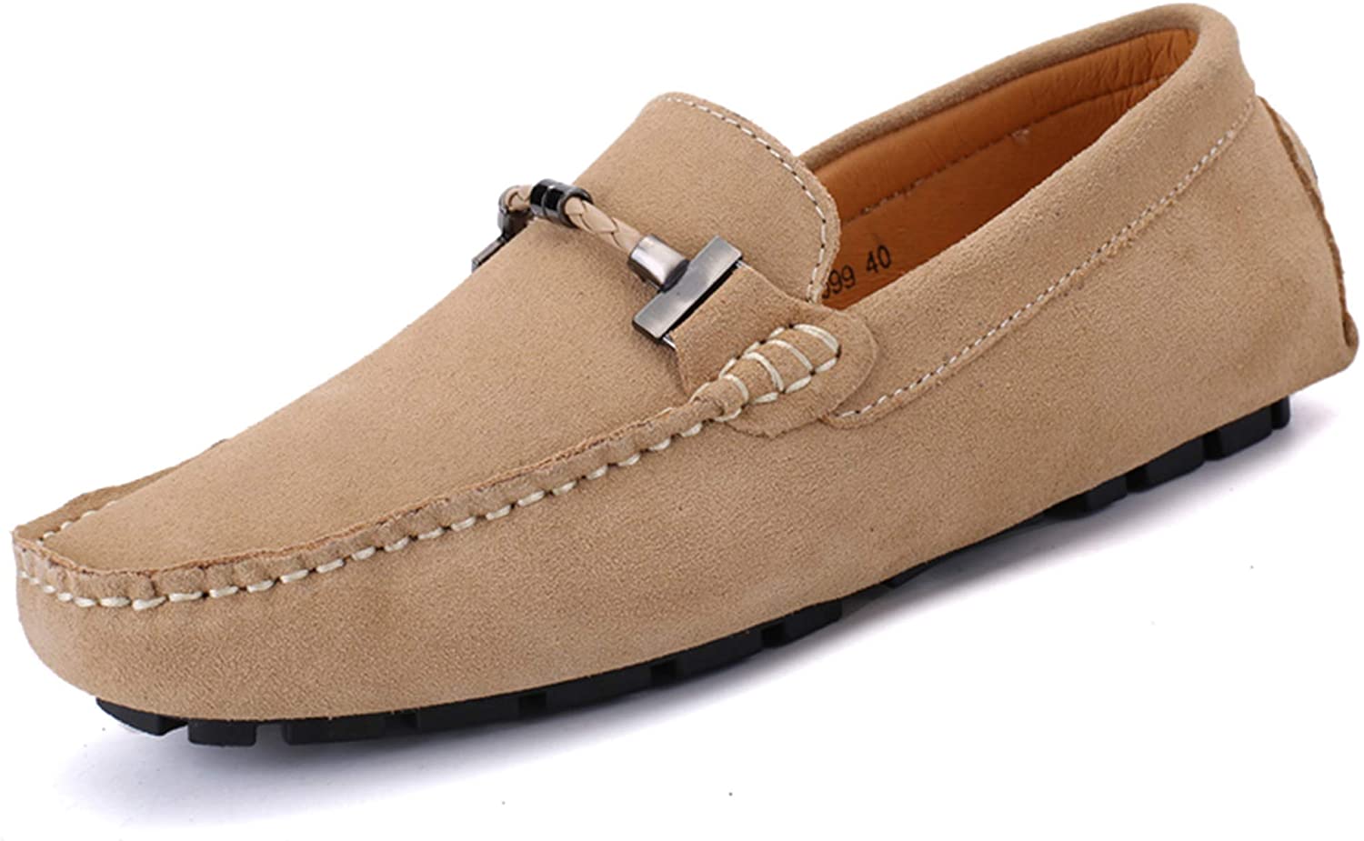 Go Tour Mens Penny Loafers Moccasin Driving Shoes Slip On Flats Boat Shoes 