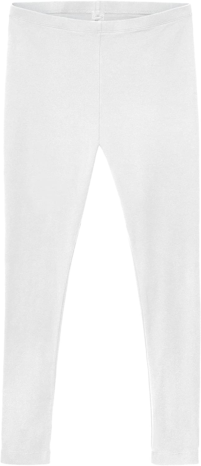 City Threads Girls' Leggings in 100% Cotton for School Uniform or Play Made in USA! 