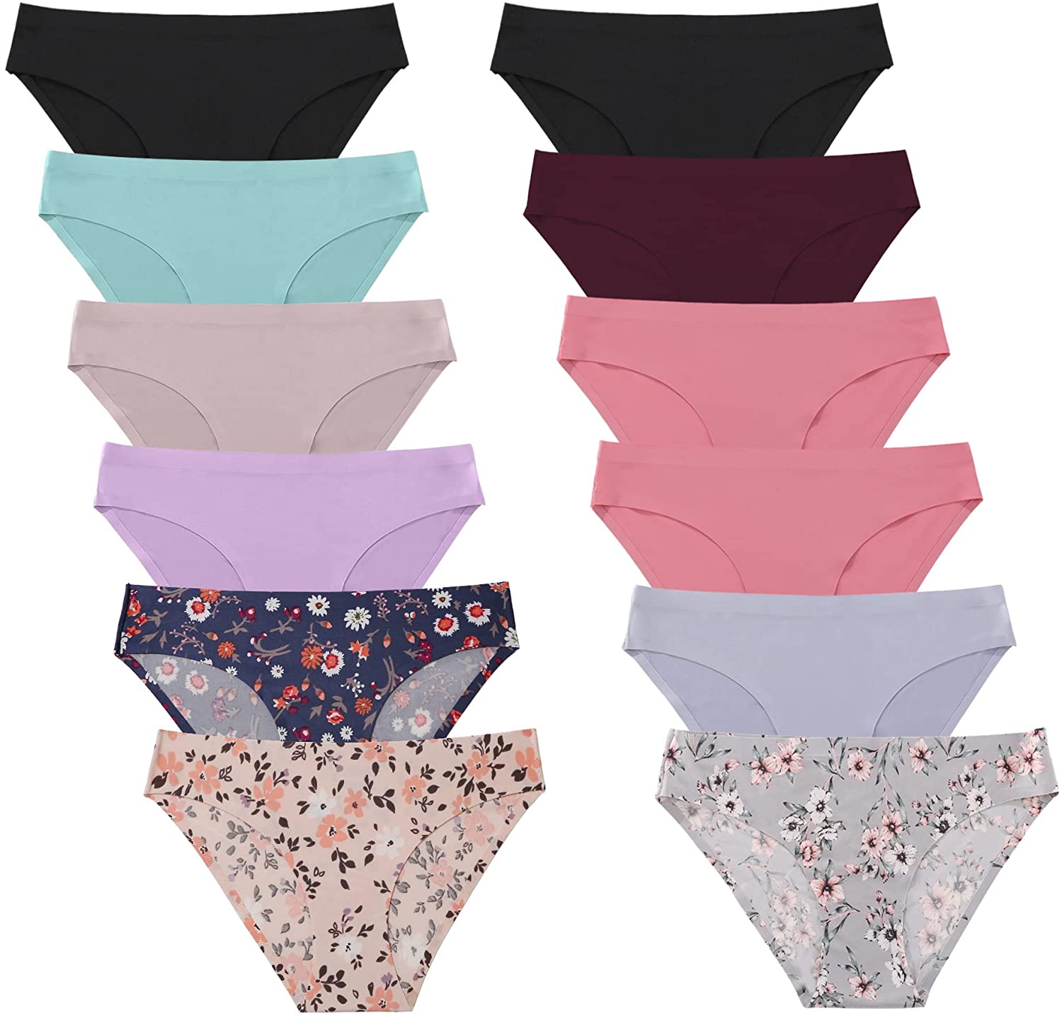Finetoo Women Seamless Shaper Panties High Waist Underwear S-3xl