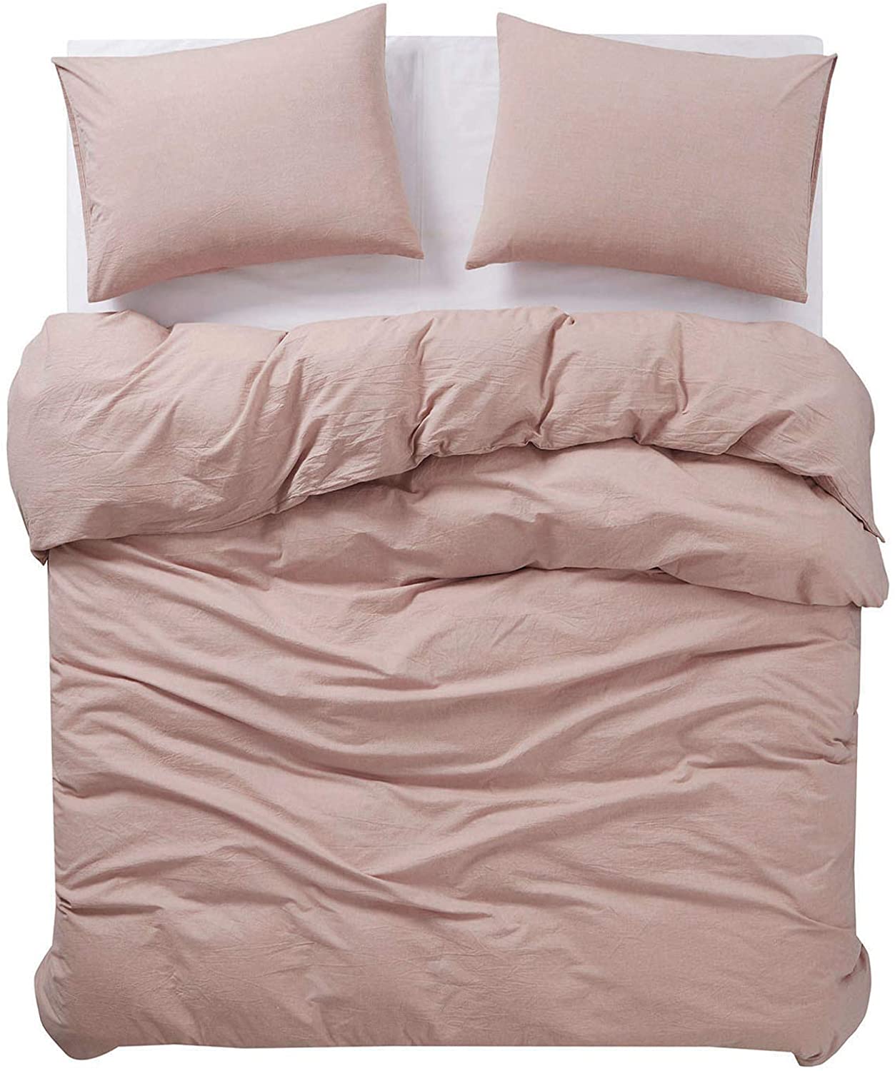 rose colored duvet