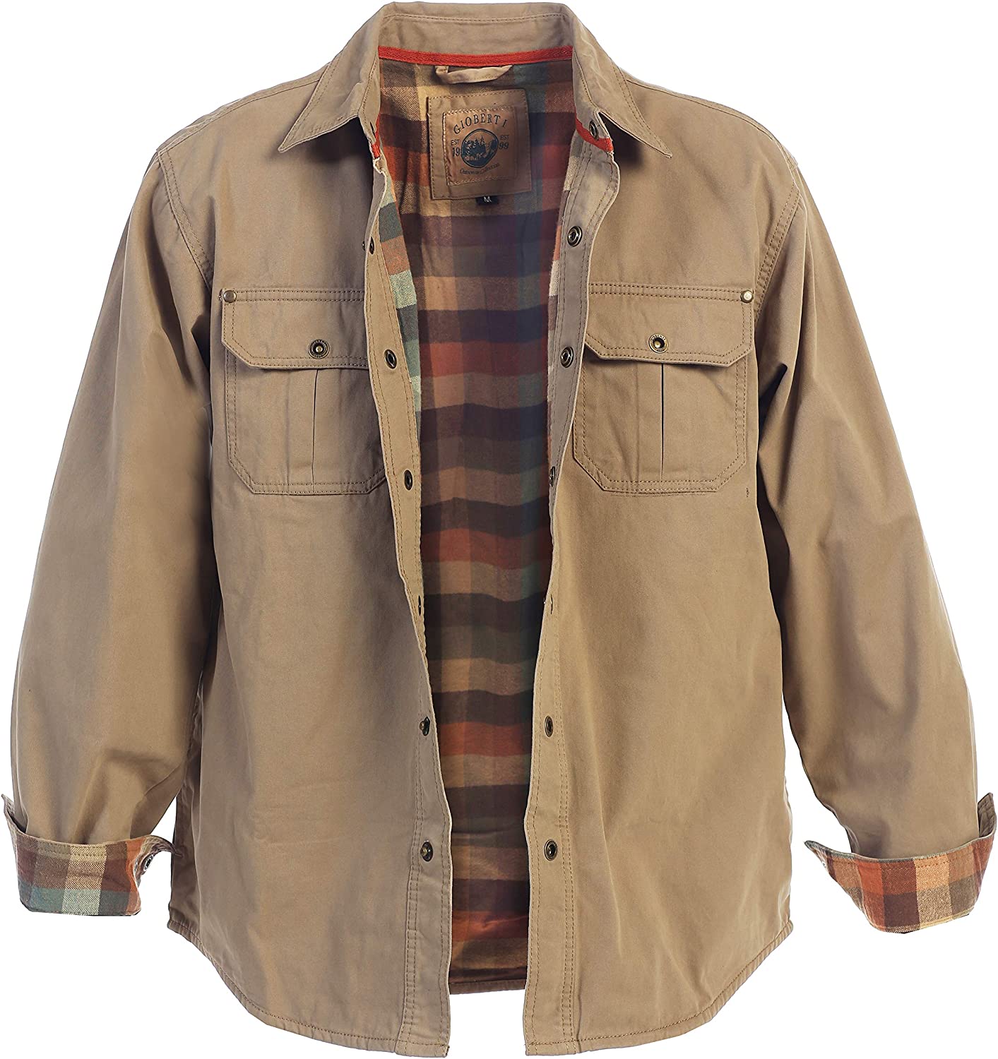 Eureka Heavyweight Shirt Jacket - Light Mustard Herringbone Twill – Grayers