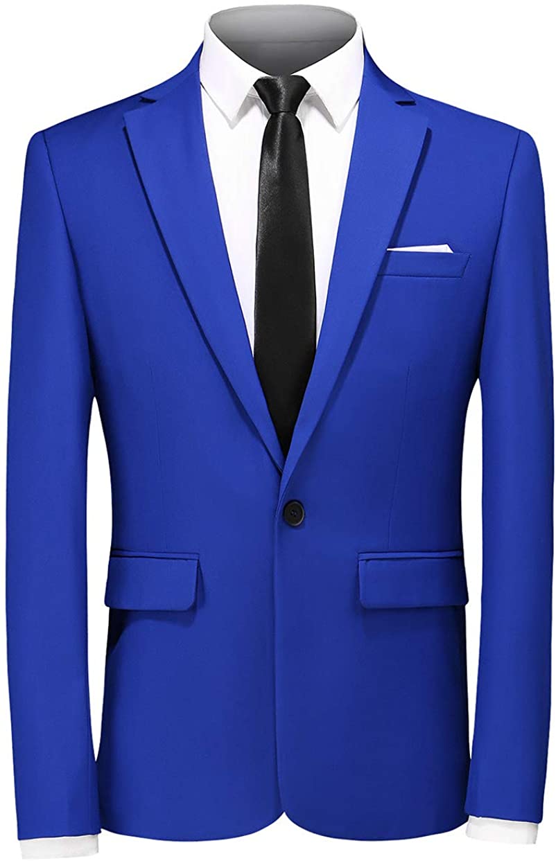 Mens Blazer Slim Fit Sport Coats 23 Colors for Daily Business and Party