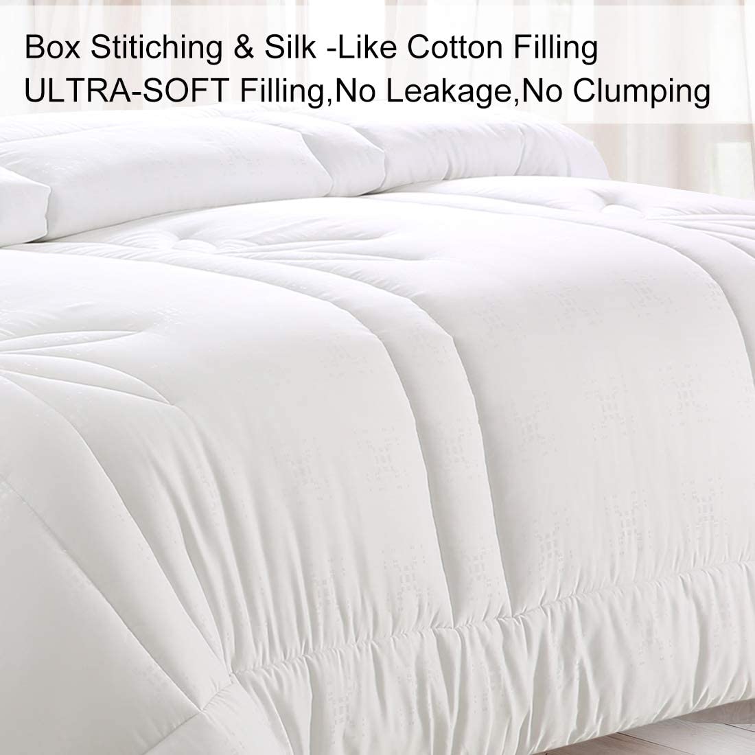 COHOME Queen Bamboo Fiber Comforter Duvet Insert Corner ...