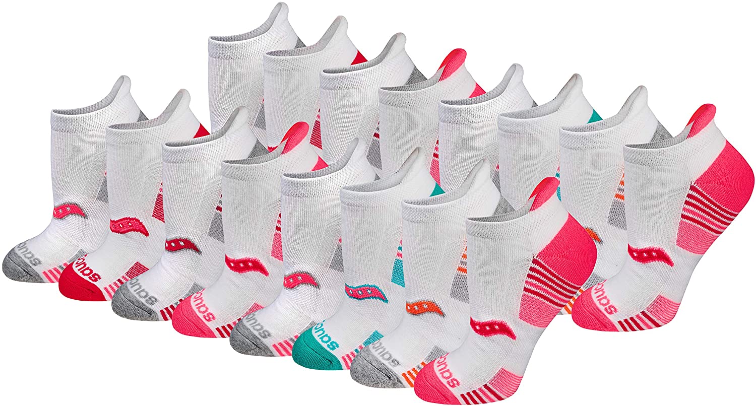 Saucony Women's Performance Heel Tab Athletic Socks (8 & 16 Pairs) | eBay