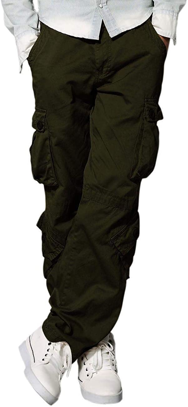 Pantalón Match Wild Cargo para hombre - Tamaño 30 - Color Verde