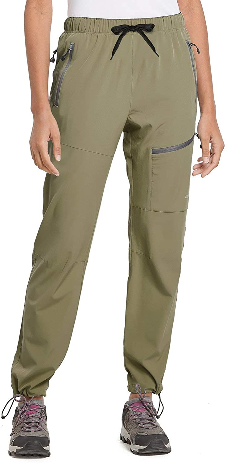 BALEAF Women's Hiking Cargo Pants Outdoor Lightweight Capris Water  Resistant UPF