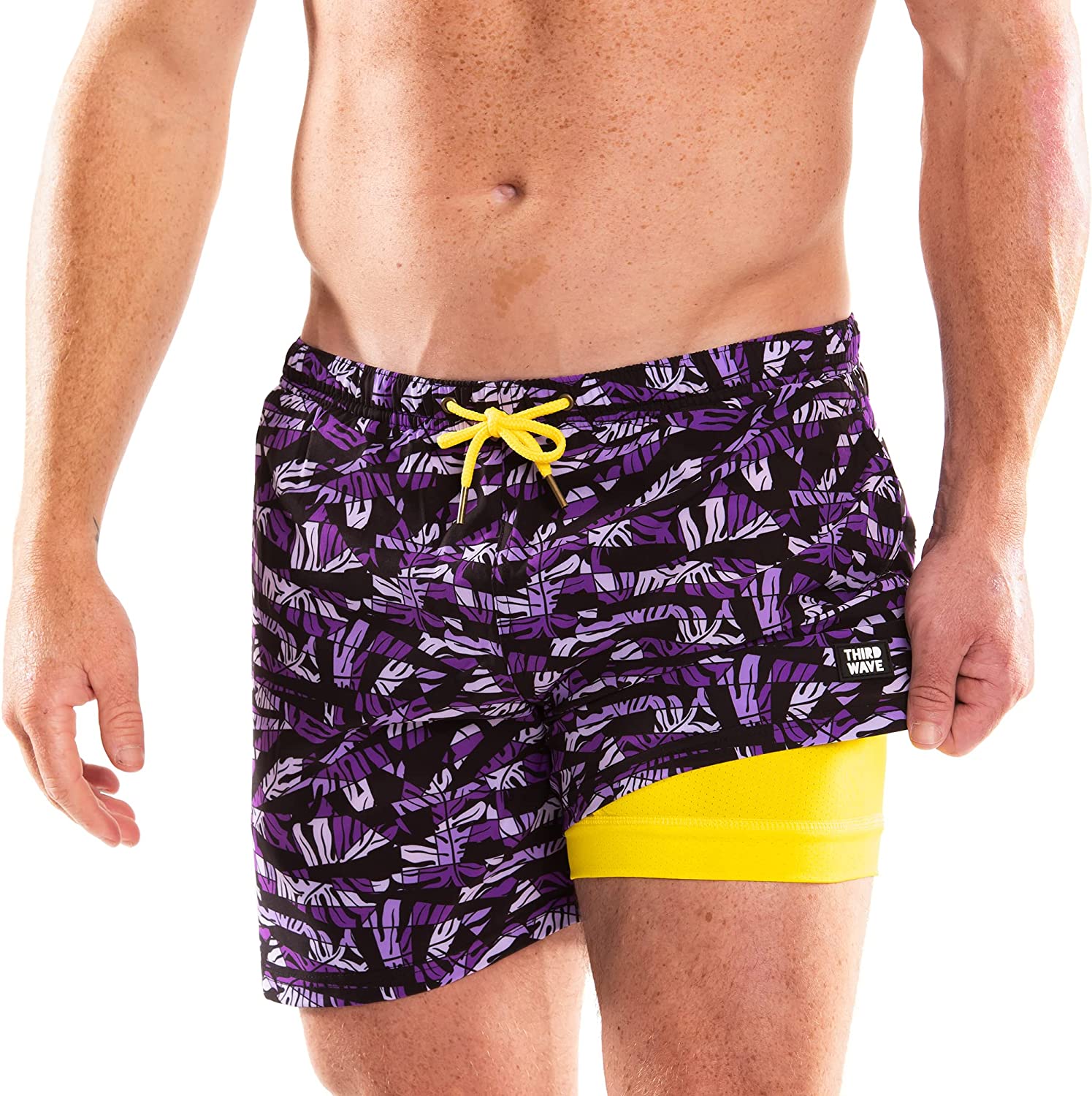 Compression Lined 5 Swim Trunks – Third Wave Style